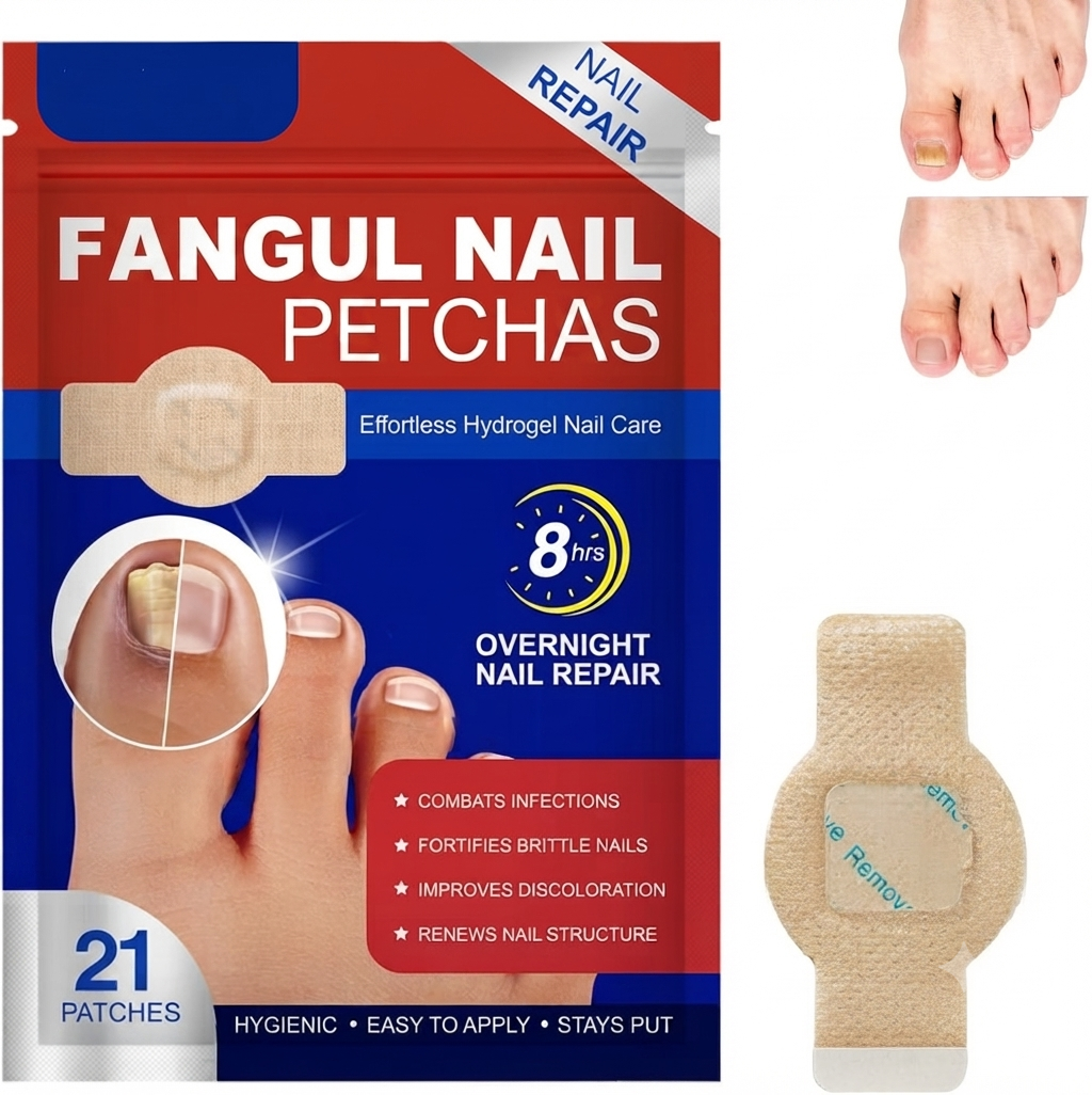 🔥Fungal Nail Patches, 21PCS Nail Repair Strips, Overnight Toenail Care