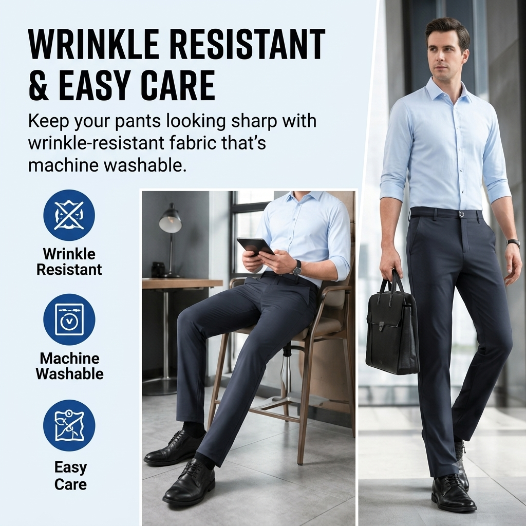 Men's Summer Cooling Stretch Slacks