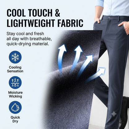 Men's Summer Cooling Stretch Slacks