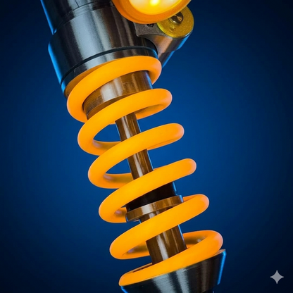 🔥Inspired Suspension Shock Absorber Lamp - Adjustable LED Light for Gamers & Car Enthusiasts