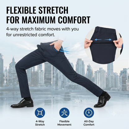 Men's Summer Cooling Stretch Slacks