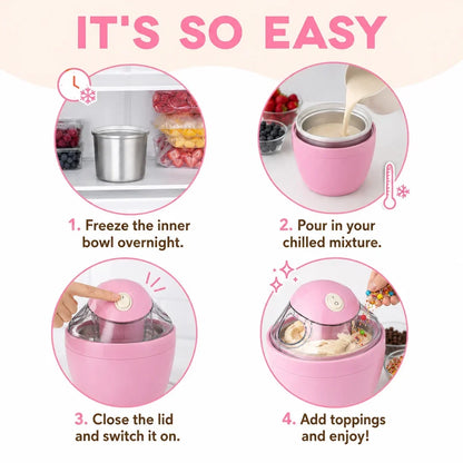🍦 One-Touch Ice Cream Maker Cup – Homemade Frozen Treats Your Way
