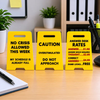 MoodPin™ - Mood Desk Signs