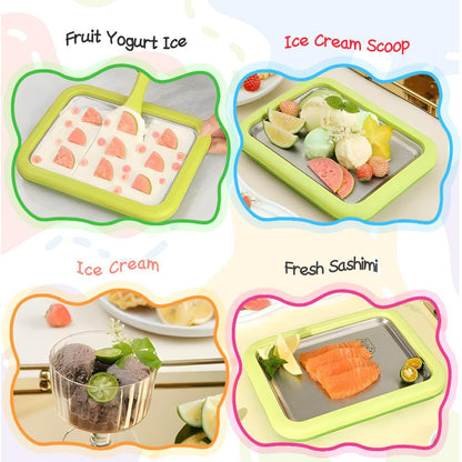 📦Buy 2 Get Free Shipping🎁DIY Rolled Ice Cream Maker – Turn Any Kitchen Into a Dessert Studio