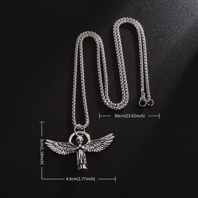 Guardian Angel Wings Necklace|Wear Your Faith. Carry Your Guardian Angel Every Day.