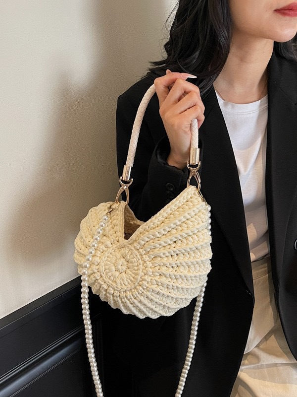 🔥Limited Release 49% OFF🔥Bohemia Crochet Handwoven Seashell Bag