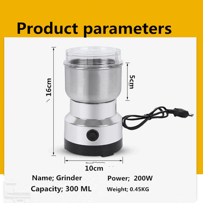🚀 High-Speed Stainless Steel Grain Grinder ✨ Fast & Efficient Grinding