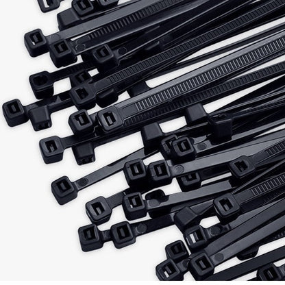 🛠️100-Pack Heavy Duty 16-Inch Cable Ties – UV Resistant