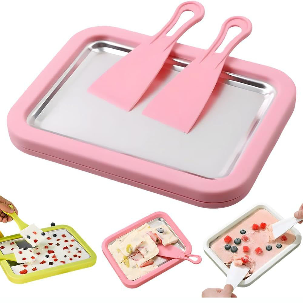 📦Buy 2 Get Free Shipping🎁DIY Rolled Ice Cream Maker – Turn Any Kitchen Into a Dessert Studio