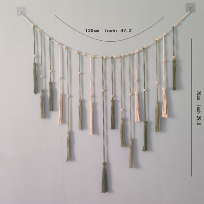 🌿Boho Macrame Leaf Wall Hanging – Bring Natural Warmth to Any Space