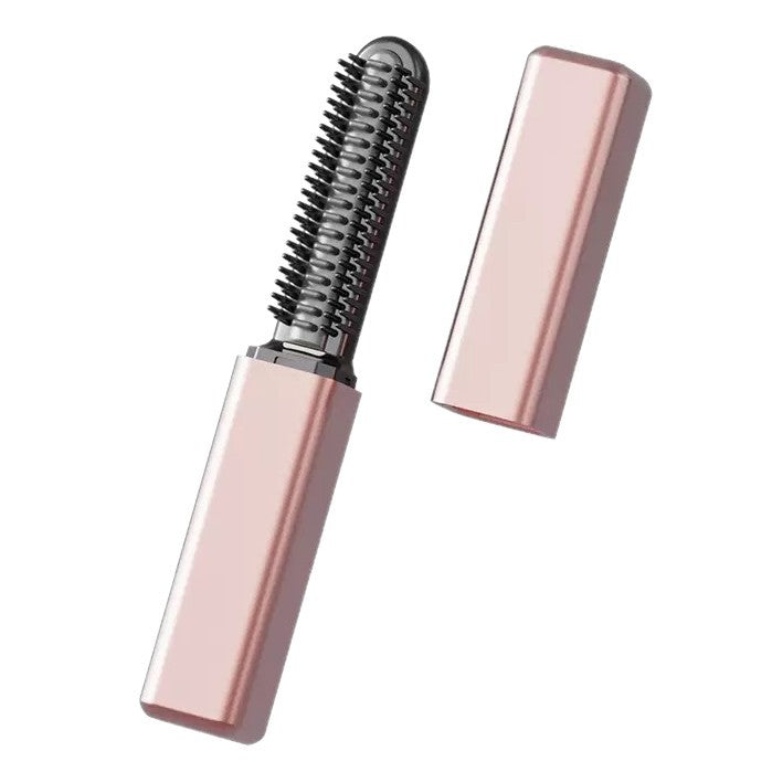 💇‍♀️✨ Cordless Mini Ceramic Hair Curler 🔋👜 | USB-C Rechargeable Travel Curling Iron with 3 Heat Settings