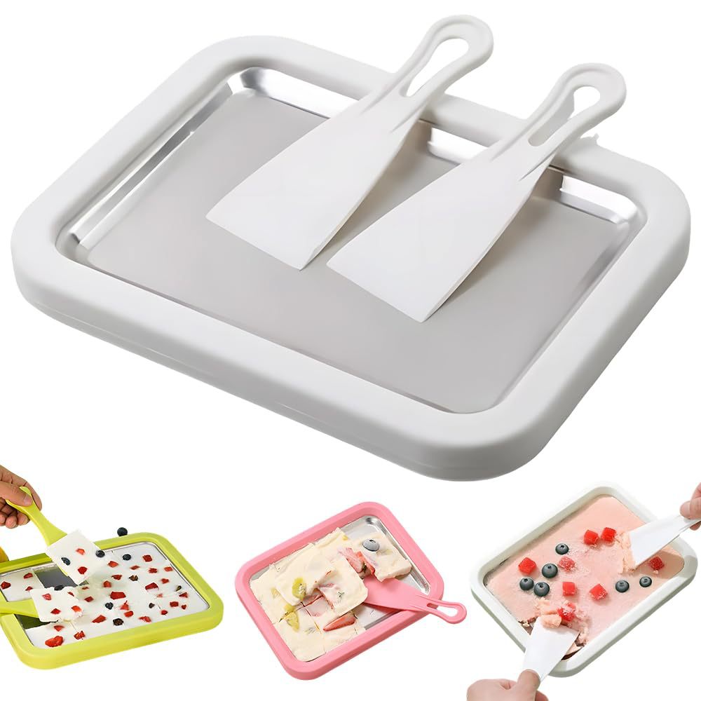 📦Buy 2 Get Free Shipping🎁DIY Rolled Ice Cream Maker – Turn Any Kitchen Into a Dessert Studio