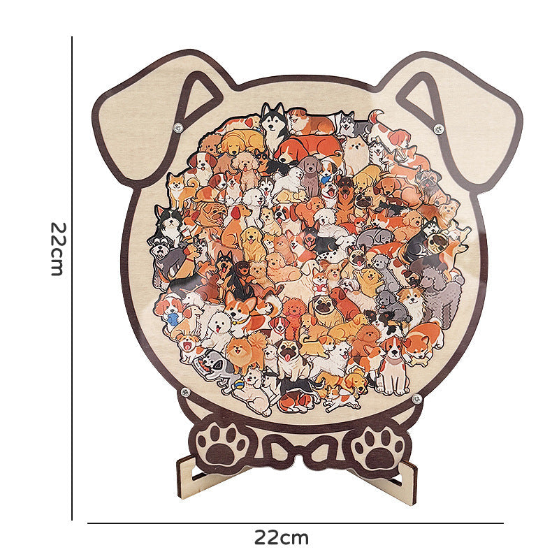 🔥Flash Sale: 50% OFF🎁Every Piece Is a Cat – 135-Piece Wooden Puzzle for Cat Lovers