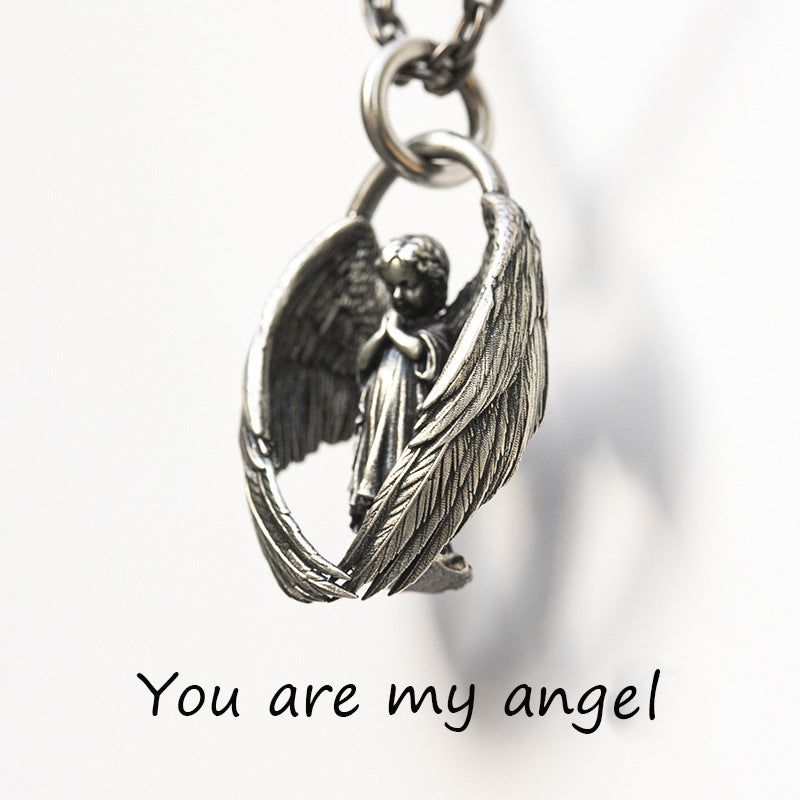 Guardian Angel Wings Necklace|Wear Your Faith. Carry Your Guardian Angel Every Day.