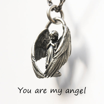 Guardian Angel Wings Necklace|Wear Your Faith. Carry Your Guardian Angel Every Day.