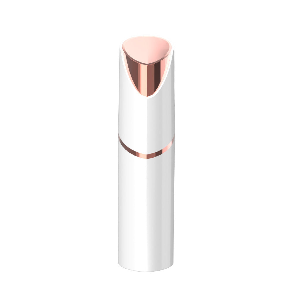 2-in-1 Facial & Eyebrow Hair Trimmer with LED Light | Painless Peach Fuzz Remover