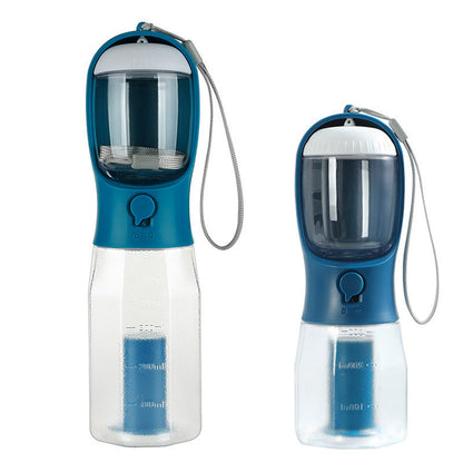 3-in-1 Portable Pet Water Bottle|Water • Food • Waste Bags — Everything Your Pet Needs On The Go