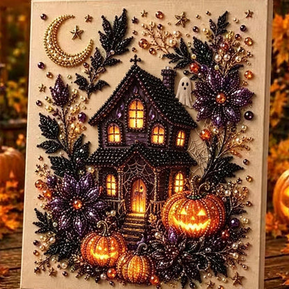 ✨ 3D Pearl Diamond Painting – Christmas Wreath & Stocking DIY 🎄