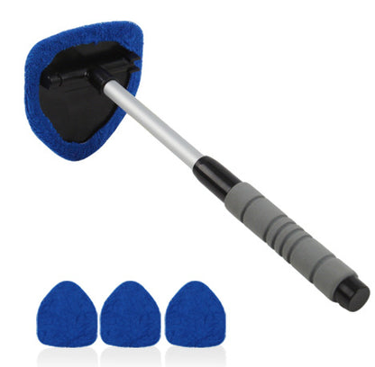 🚗✨Extendable Windshield Cleaning Tool Set – Reach-Anywhere Interior Glass Cleaner with Washable Microfiber Pads