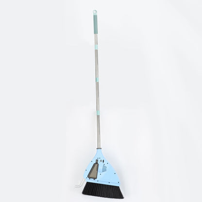 🧹✨ Cordless Electric Floor Sweeper ⚡ 2-in-1 Broom & Vacuum Cleaner 🌀 USB Rechargeable 💙 Easy Dust & Crumb Pickup 🏠 Lightweight Home Cleaning Tool