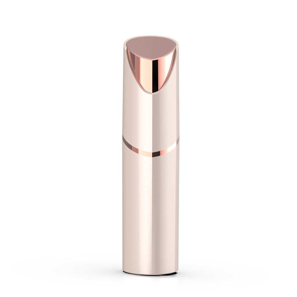 2-in-1 Facial & Eyebrow Hair Trimmer with LED Light | Painless Peach Fuzz Remover