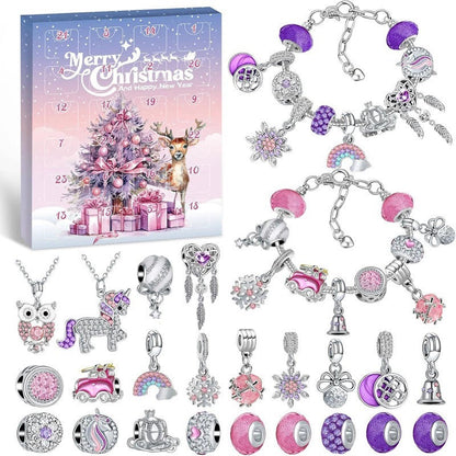 🎄24-Day Christmas DIY Charm Bracelet Advent Calendar🎁