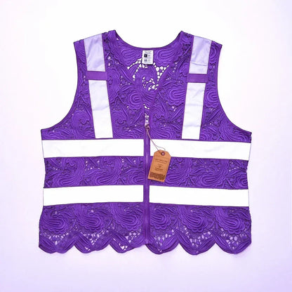 💚 Lace Safety Vest | Stylish Hi-Vis Workwear