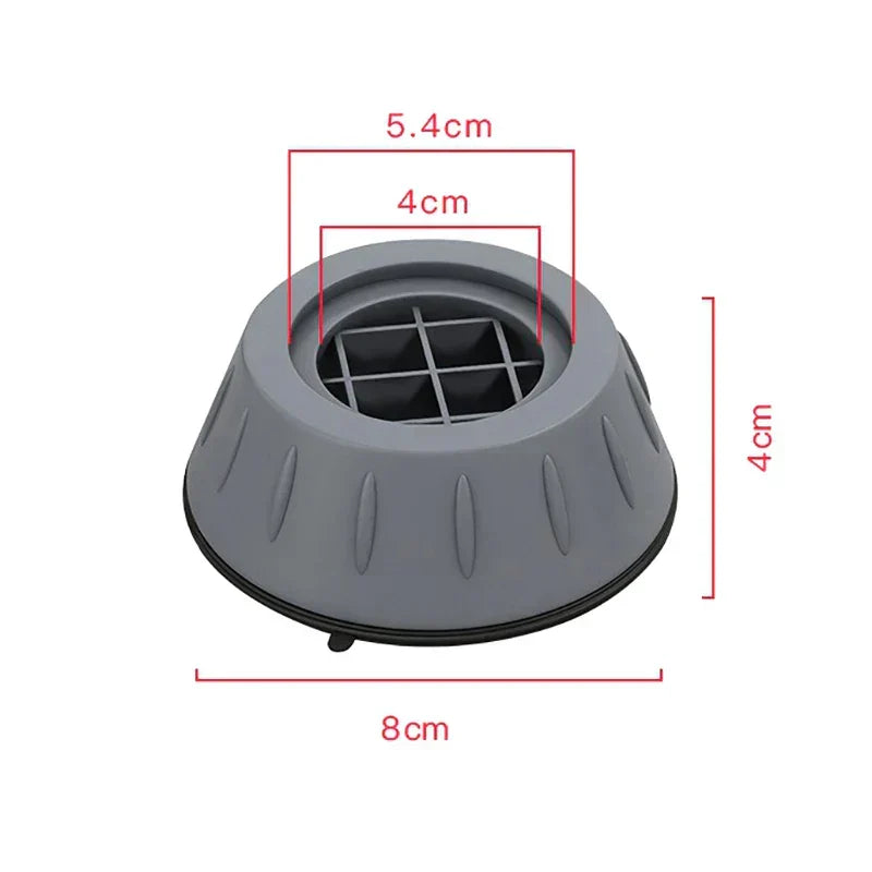 Anti-Vibration Washing Machine Support Pads – 4PCS