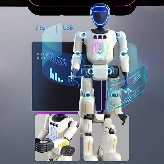 🤖Next-Gen Humanoid AI Robot | Full-Body Flexible Joints & Smart Interactive Control