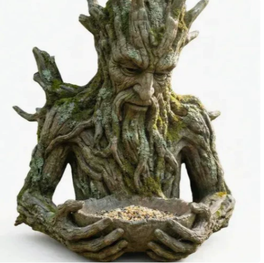 🧙 Enchanting Meditating Witch Bird Feeder | Magical Hanging Garden Decor