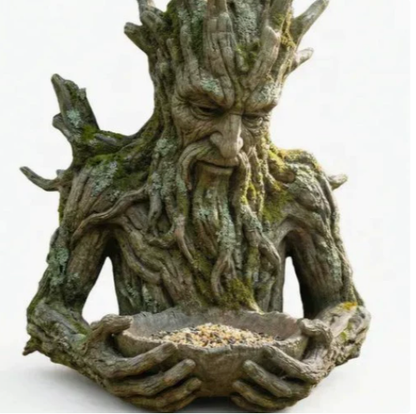 🧙 Enchanting Meditating Witch Bird Feeder | Magical Hanging Garden Decor