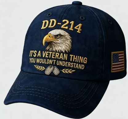 🔥Last Day 49% OFF🔥DD-214 Veteran 3D Embroidered Cap