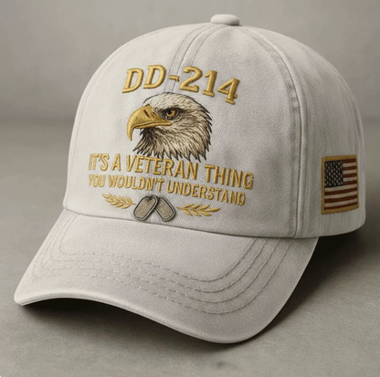 🔥Last Day 49% OFF🔥DD-214 Veteran 3D Embroidered Cap