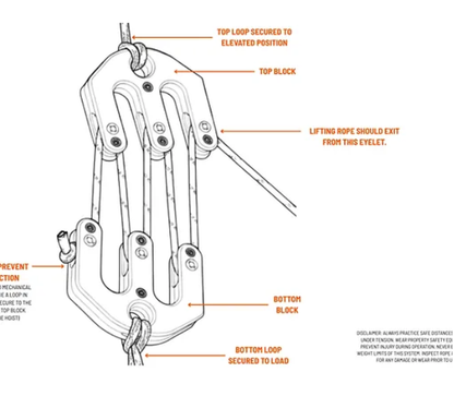 🏕️🪢 Game & Gear Hoist HD – Heavy-Duty Block & Tackle Lifting System | 6061-T6 Aluminum, Compact Outdoor Rope Hoist & Pulley Kit 🔩🌲
