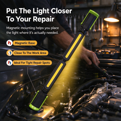🧲💡Multifunctional Detachable Magnetic LED Auto Repair Work Light
