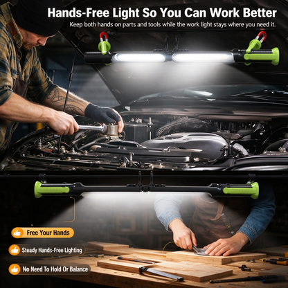 🧲💡Multifunctional Detachable Magnetic LED Auto Repair Work Light