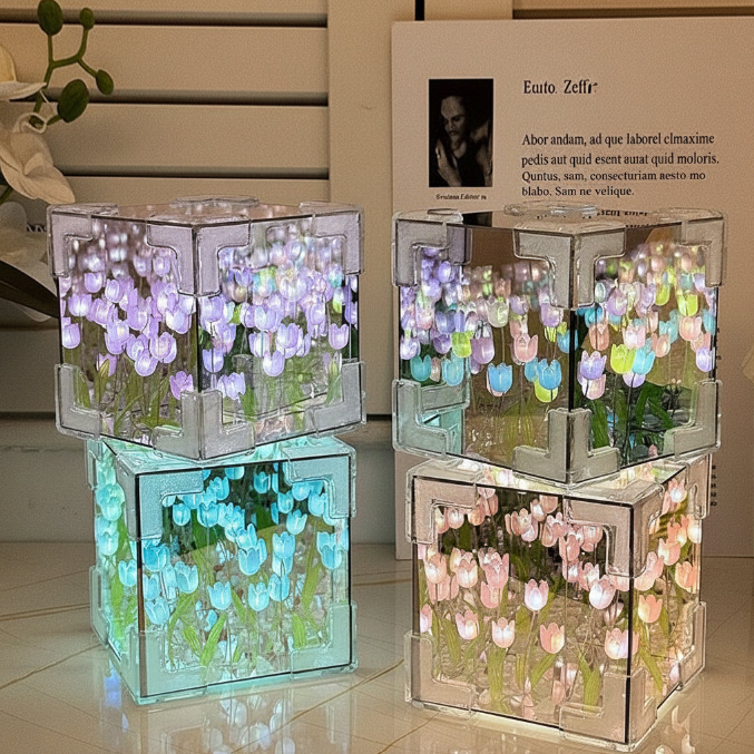 🌷Tulip Cube Night Light