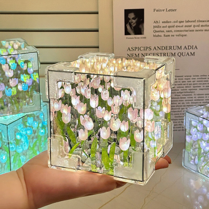 🌷Tulip Cube Night Light