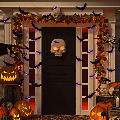 🔥🎃2026 Halloween Must-Have🦇: 3D Bat Light Decoration Set