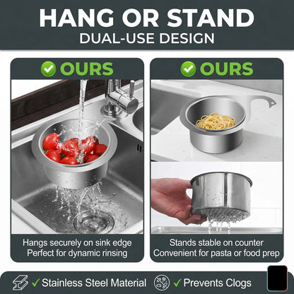 🦢💧Stainless Steel Swan Sink Strainer Basket