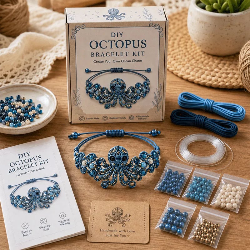 🔥50% Off Last Day - BUY 3 GET 1 FREE🐙DIY Beaded Bracelet Making Kit