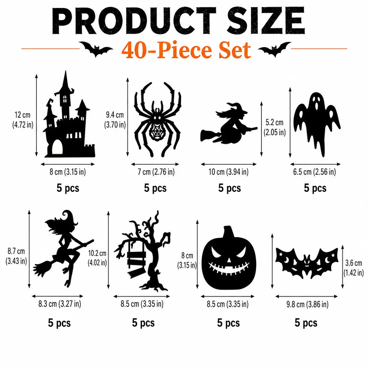🎃Halloween LED Silhouette Wall Light Stickers