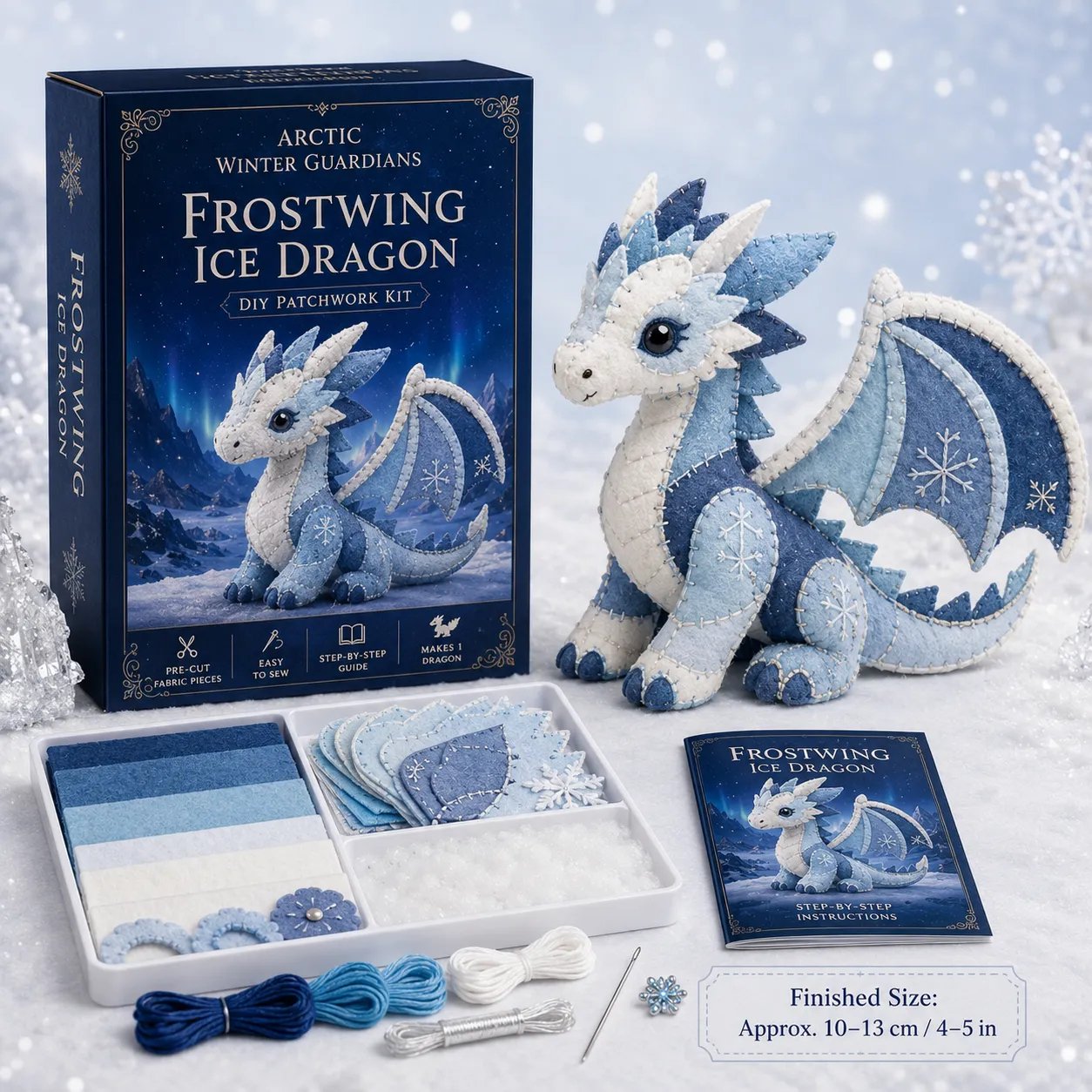 ❄️ Arctic Winter Guardians DIY Patchwork Kit