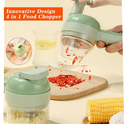 4 in 1 Food Processor for Fruits, Vegetables and Meats