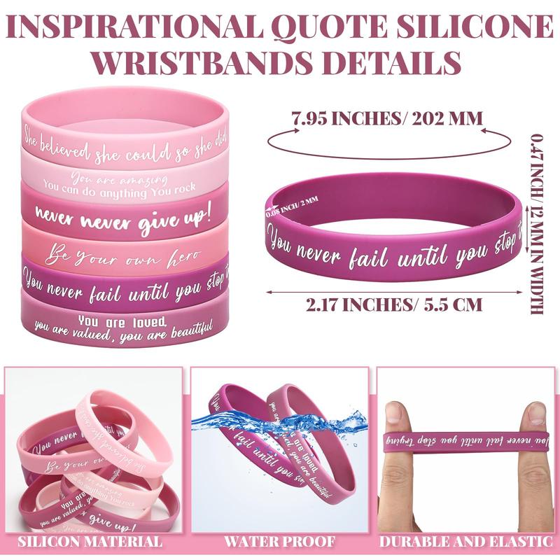 ✝️ 30/60PCS Bible Verse Bracelets – Christian Faith Wristbands for Church Events, Youth Groups & Sunday School Rewards