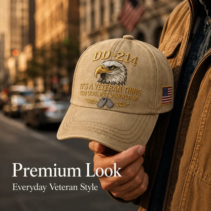 🔥Last Day 49% OFF🔥DD-214 Veteran 3D Embroidered Cap
