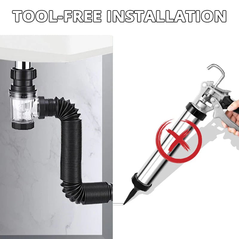 🔥Universal Anti-Odor Sink Drain Pipe Kit