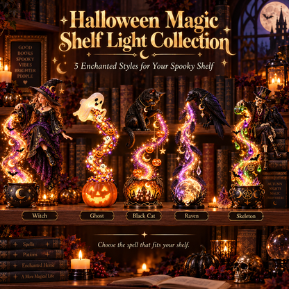 🧙 49% OFF | Witch Cascade Shelf Light – A Magical Glow for Halloween Night ✨