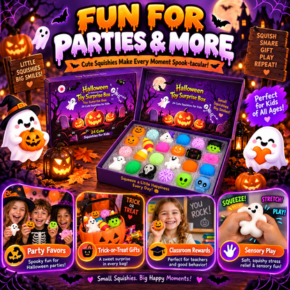 🔥24-Piece Halloween Squishy Surprise Box