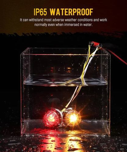 ⚡Hot Sales 49% OFF🔥3/4 Inch LED Amber Watermelon Side Marker Light